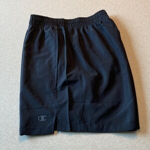 NWOT Champion Black Athletic Elastic-Waist Shorts Men Size M
